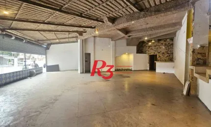 Loja para alugar, 400 m² por r$ 9.500,00/mês - marapé - santos/sp