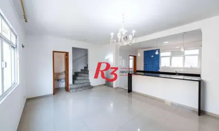 Village com 3 dormitórios, 136 m² - venda por R$ 1.650.000,00 ou aluguel por R$ 6.000,00/mês - Gonzaga - Santos/SP
