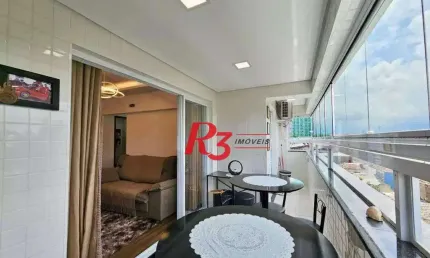 Apartamento com 2 dormitórios à venda, 72 m² por R$ 780.000,00 - Macuco - Santos/SP