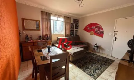 Apartamento com 2 dormitórios à venda, 88 m² por r$ 352.000,00 - gonzaga - santos/sp