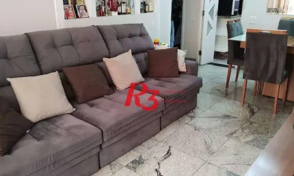 Apartamento com 3 dormitórios à venda, 98 m² por R$ 960.000,00 - Boqueirão - Santos/SP