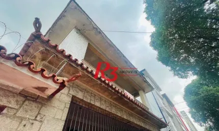 Sobrado para alugar, 270 m² por r$ 11.100,00/mês - gonzaga - santos/sp