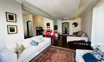 Apartamento com 5 dormitórios à venda, 274 m² por R$ 2.400.000,00 - Gonzaga - Santos/SP
