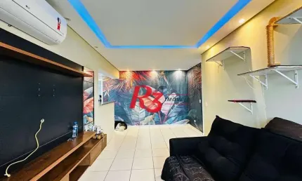 Apartamento com 2 dormitórios à venda, 69 m² por R$ 565.000,00 - Encruzilhada - Santos/SP
