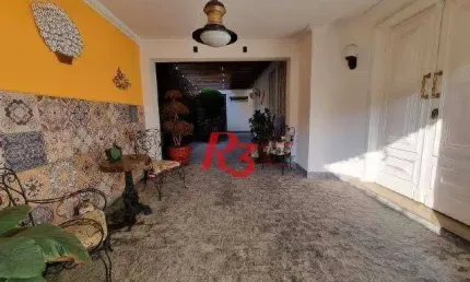 Casa com 5 dormitórios, 314 m² - venda por R$ 3.200.000,00 ou aluguel por R$ 16.000,00/mês - Boqueirão - Santos/SP