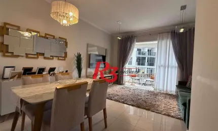 Apartamento com 3 dormitórios à venda, 95 m² por r$ 1.450.000,00 - gonzaga - santos/sp