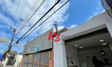 Loja para alugar, 250 m² por R$ 10.000,00/mês - Chico de Paula - Santos/SP