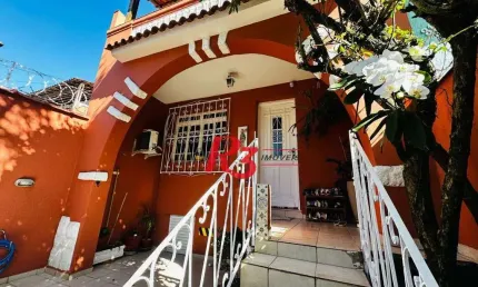 Sobrado com 2 dormitórios à venda, 124 m² por r$ 980.000,00 - marapé - santos/sp