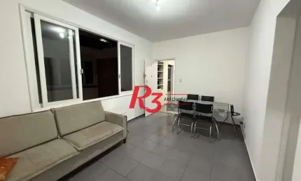 Apartamento com 2 dormitórios à venda, 70 m² por r$ 400.000,00 - boqueirão - santos/sp