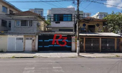 Casa para alugar, 320 m² por r$ 25.579,00/mês - encruzilhada - santos/sp