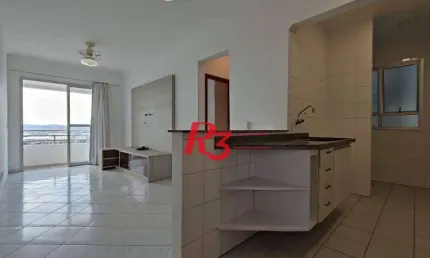 Apartamento com 1 dormitório à venda, 50 m² por r$ 370.000,00 - vila matias - santos/sp