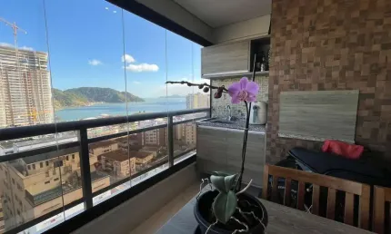 Apartamento com 2 dormitórios para alugar, 111 m² por R$ 9.950,00/mês - Ponta da Praia - Santos/SP
