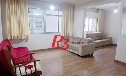 Apartamento com 3 dormitórios à venda, 145 m² por r$ 610.000,00 - gonzaga - santos/sp