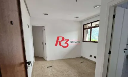 Sala, 57 m² - venda por r$ 300.000,00 ou aluguel por r$ 3.000,00/mês - vila nova - santos/sp