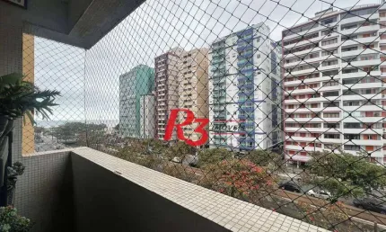 Apartamento com 2 dormitórios à venda, 103 m² por r$ 600.000,00 - pompéia - santos/sp