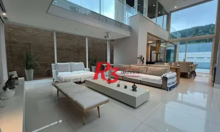 Casa com 4 dormitórios, 400 m² - venda por r$ 3.500.000,00 ou aluguel por r$ 15.000,00/mês - jardim guaiuba - guarujá/sp