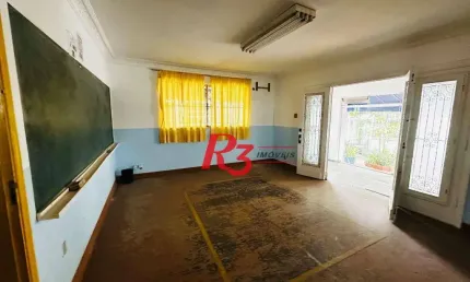 Sobrado com 7 dormitórios para alugar, 600 m² por r$ 12.000,00/mês - gonzaga - santos/sp