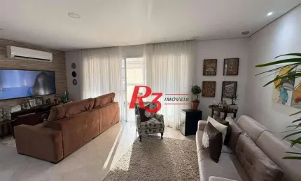Apartamento com 3 dormitórios à venda, 111 m² por r$ 1.070.000,00 - ponta da praia - santos/sp