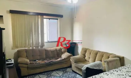 Apartamento com 2 dormitórios à venda, 71 m² por r$ 395.000,00 - embaré - santos/sp