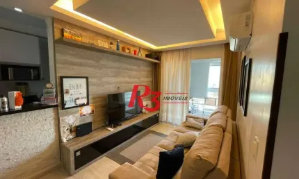 Apartamento com 2 dormitórios à venda, 70 m² por r$ 800.000,00 - vila belmiro - santos/sp