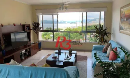 Apartamento com 3 dormitórios à venda, 194 m² por r$ 2.200.000,00 - boqueirão - santos/sp