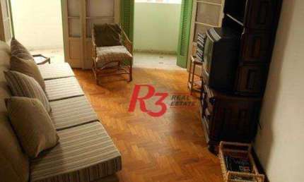 Apartamento com 1 dormitório à venda, 62 m² por R$ 300.000,00 - José Menino - Santos/SP