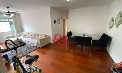 Apartamento com 2 dormitórios à venda, 105 m² por R$ 670.000,00 - Marapé - Santos/SP