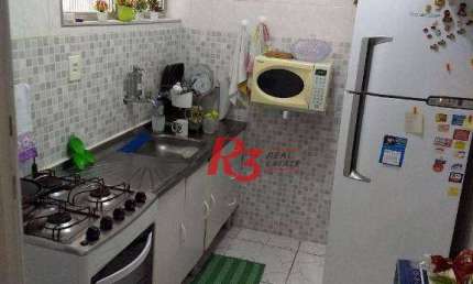 Apartamento com 2 dormitórios à venda, 70 m² - Gonzaga - Santos/SP