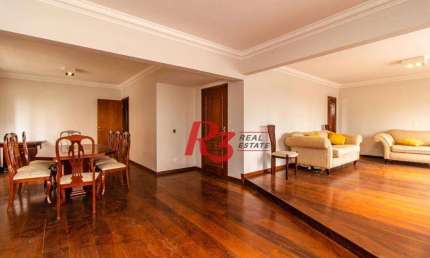 Apartamento com 4 dormitórios à venda, 232 m² - Boqueirão - Santos/SP