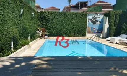 Sobrado com 3 dormitórios à venda, 275 m² - Embaré - Santos/SP