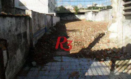 Terreno à venda, 420 m²  - Vila Belmiro - Santos/SP