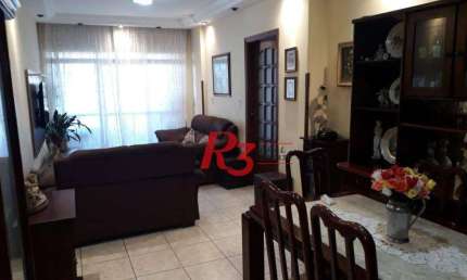 Apartamento com 2 dormitórios à venda, 100 m² - Campo Grande - Santos/SP