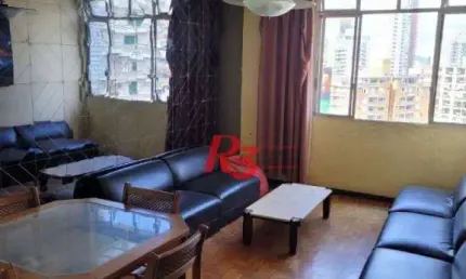 Apartamento com 2 dormitórios à venda, 85 m² por r$ 640.000,00 - gonzaga - santos/sp