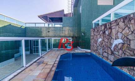 Cobertura com 3 dormitórios, 240 m² - venda por R$ 3.500.000,00 ou aluguel por R$ 20.000,00/mês - Canto do Forte - Praia Grande/SP