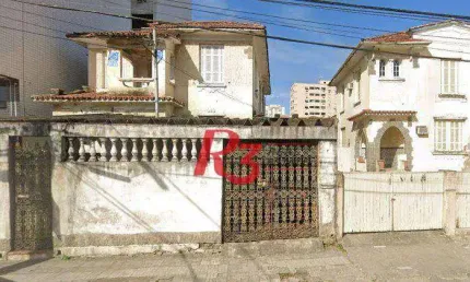 Terreno à venda na Rua Presidente Prudente de Moraes, 77, Vila Mathias, Santos