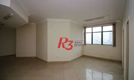 Sala à venda, 122 m² por R$ 800.000,00 - Gonzaga - Santos/SP