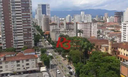 Apartamento com 2 dormitórios à venda, 80 m² por r$ 460.000,00 - boqueirão - santos/sp