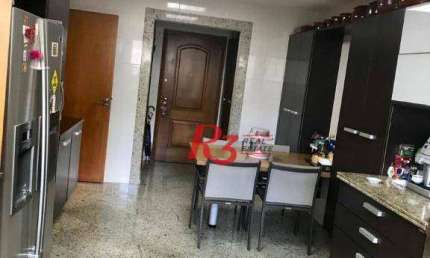 Apartamento Garden com 4 dormitórios à venda, 330 m² por R$ 3.200.000,00 - Aparecida - Santos/SP