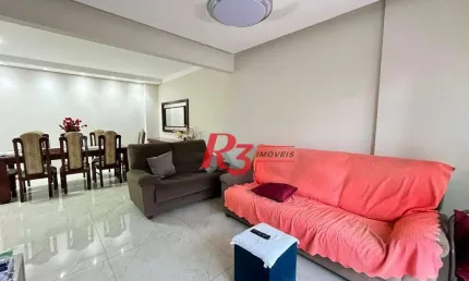 Apartamento com 3 dormitórios à venda, 138 m² por r$ 1.300.000,00 - ponta da praia - santos/sp