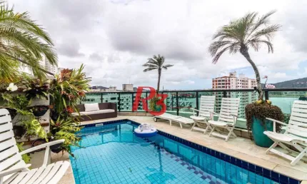 Cobertura à venda, 600 m² por R$ 3.390.000,00 - Ponta da Praia - Santos/SP