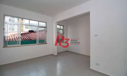 Apartamento com 1 dormitório à venda, 76 m² por r$ 272.000,00 - josé menino - santos/sp