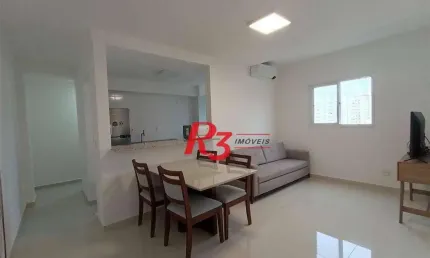 Apartamento com 2 dormitórios à venda, 69 m² por r$ 930.000,00 - boqueirão - santos/sp