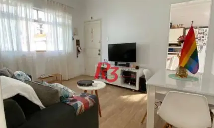 Apartamento com 2 dormitórios à venda, 58 m² - Boqueirão - Santos/SP