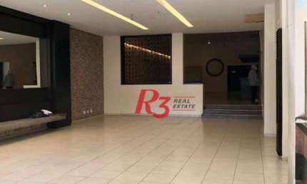 Loja, 384 m² - venda por R$ 2.600.000,00 ou aluguel por R$ 10.200,00/mês - Centro - Santos/SP