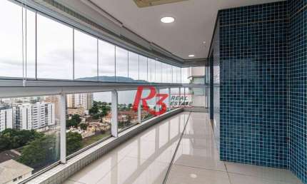 Apartamento com 4 dormitórios, 255 m² - venda por R$ 4.670.000,00 ou aluguel por R$ 33.130,83/mês - Aparecida - Santos/SP