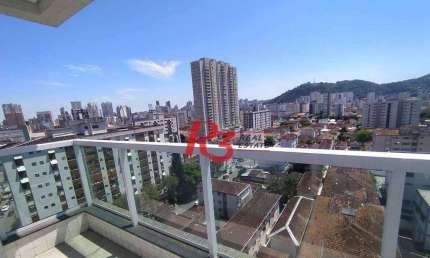 Apartamento com 2 dormitórios à venda, 68 m² - Campo Grande - Santos/SP