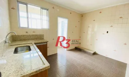 Apartamento com 3 dormitórios à venda, 100 m² por r$ 450.000,00 - gonzaga - santos/sp