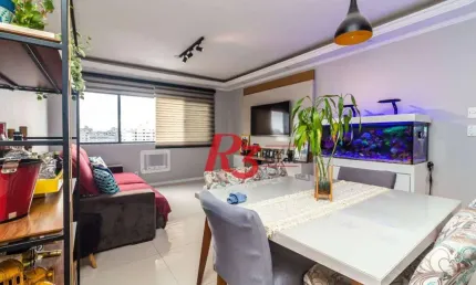 Apartamento com 2 dormitórios à venda, 92 m² por R$ 600.000,00 - Ponta da Praia - Santos/SP