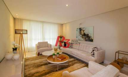 Cobertura à venda, 289 m² por R$ 2.500.000,00 - Ponta da Praia - Santos/SP