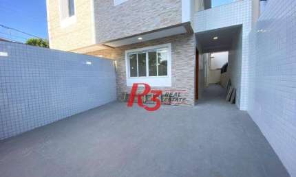 Sobrado com 3 dormitórios à venda, 120 m² por R$ 1.245.000,00 - Boqueirão - Santos/SP